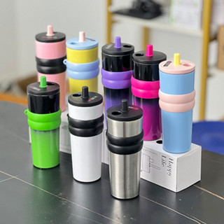 แบรนด์แก้วเก็บความเย็น 710 ML แก้วน้ำสูญญากาศเก็บอุณหภูมิ พร…