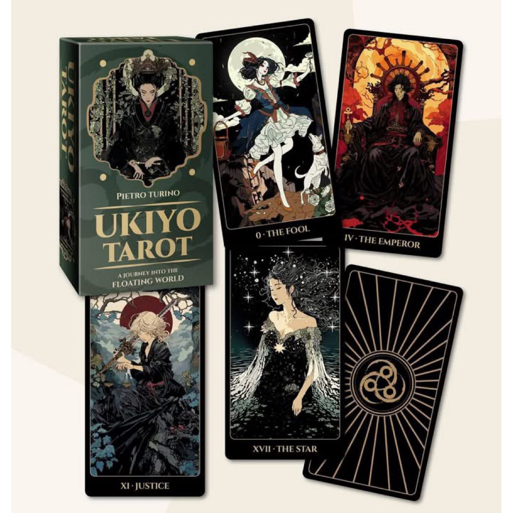 UKIYO TAROT Ukiyo Tarot ไพ่ทาโรต์แท้ลายเส้นญี่ปุ่น พร้อมส่ง