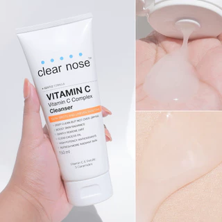 [โปรแรง]โฟมล้างหน้าเคลียร์โนสวิตามินซี สีส้ม Clear Nose Cleanser Vitamin C 150ml 1ชิ้น(CNW3)