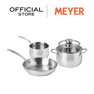 MEYER WHITE STEEL ชุดเครื่องครัวสเตนเลส สตีล 5 ชิ้น (71510-T…