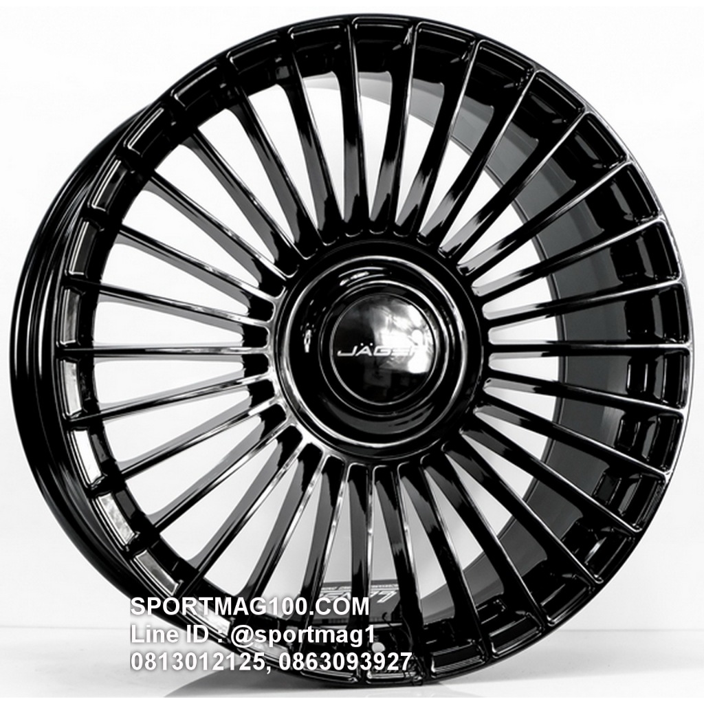 ล้อแม็กซ์ Lenso Jager Crown Litetech+ ขอบ20นิ้ว 5รู120/108 สีดำเงา กว้าง9นิ้ว Offset35 [22366]