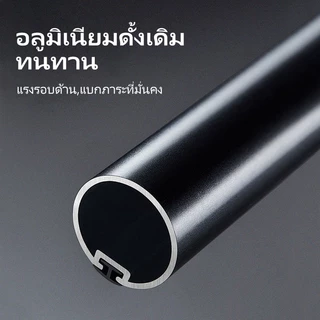46-365 ซม ราวม่านสองชั้น ชุดผ้าม่าน 1-2 ชั้น รางม่าน อุปกรณ์ม่านครบชุด มาพร้อมกับขาแขวนติดตั้ง วัสดุคาร์บอนสตีล
