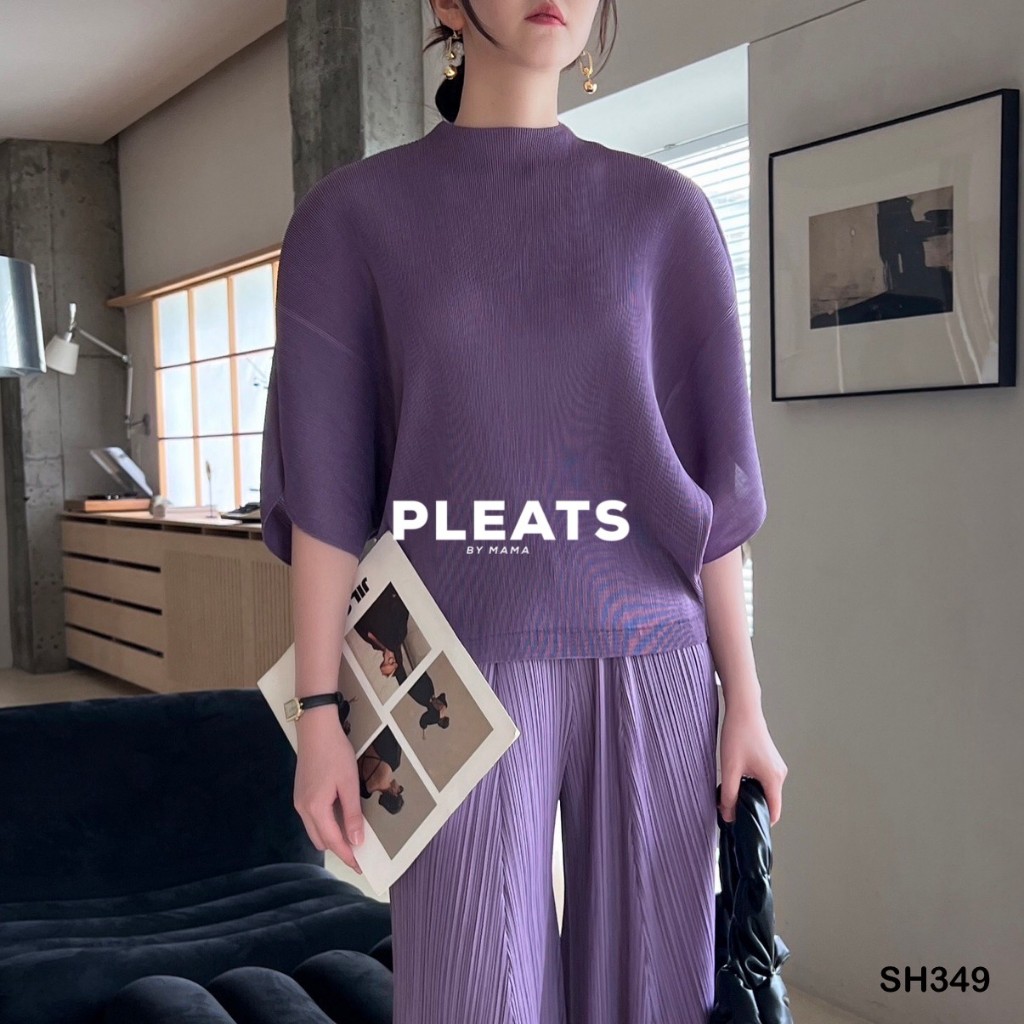 เสื้ออัดพลีท รหัส SH349 - PLEATS BY MAMA SHIRT