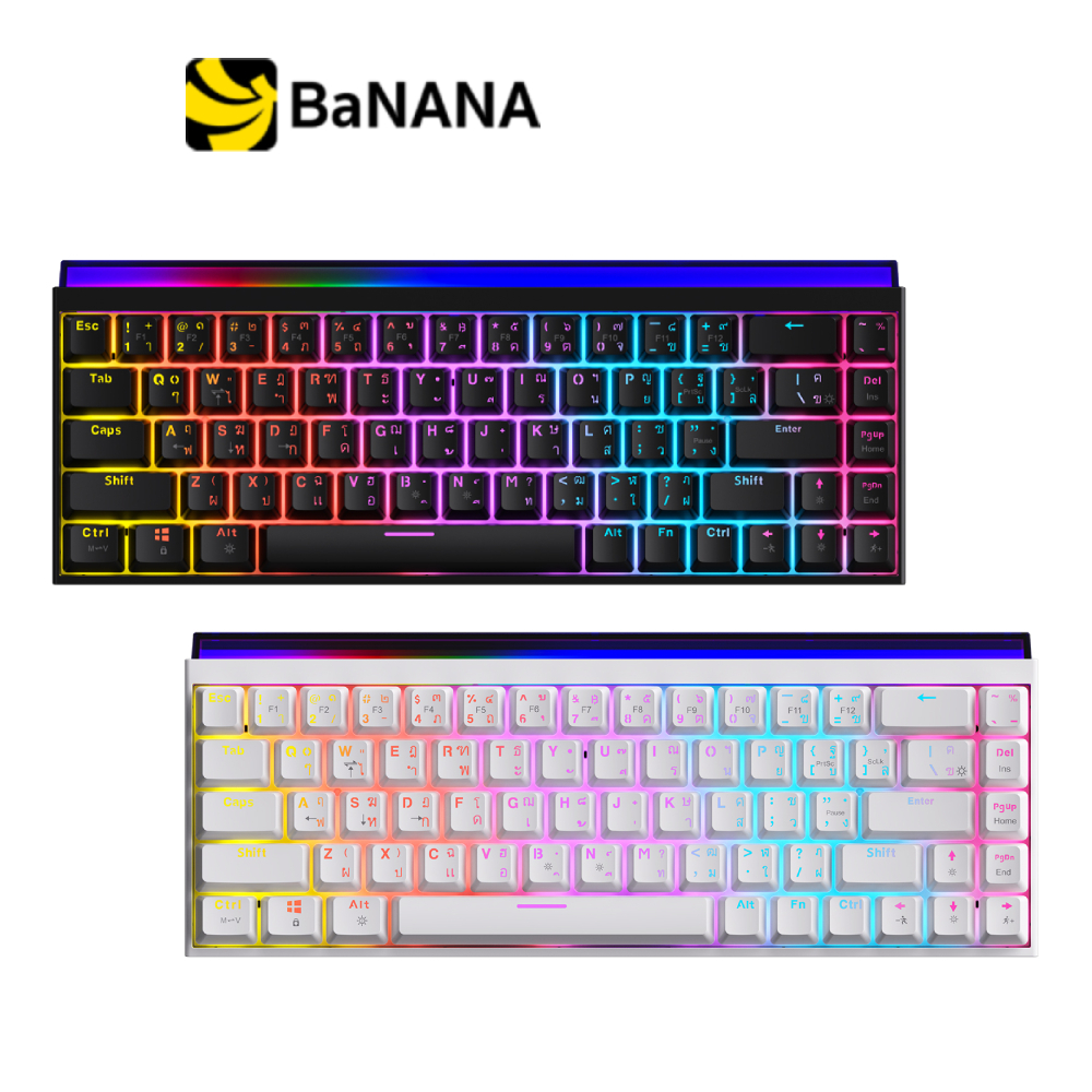คีย์บอร์ดเกมมิ่ง Ajazz Gaming Keyboard NK68 Red Switch by Banana IT