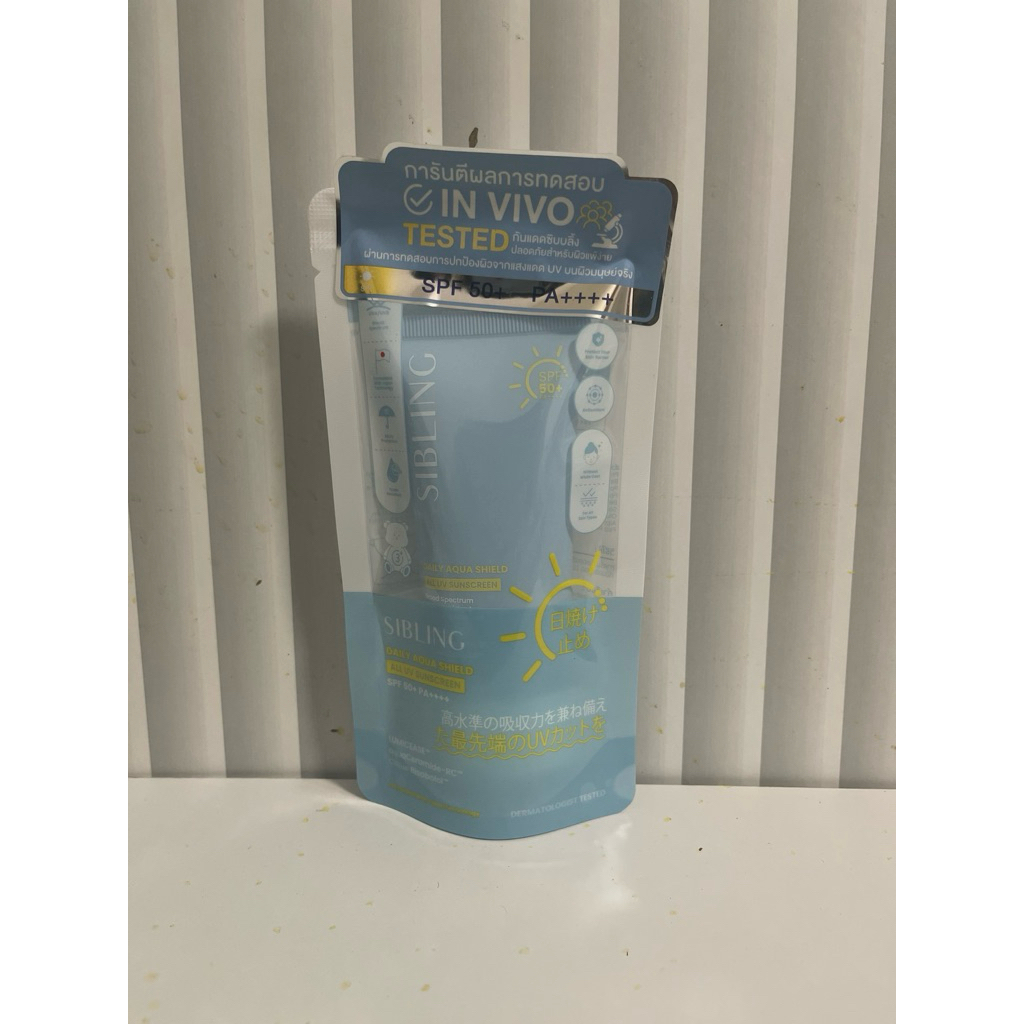 SIBLING Daily Aqua Shield All UV Sunscreen SPF50+ PA++++ (30g.)