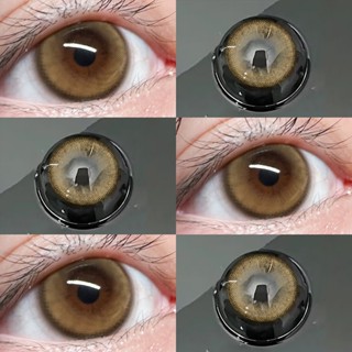 📢2คู่-8% 3คู่-10%🛒 MIDROO คอนแทคเลนส์ เลนส์ธรรมชาติสีน้ำตาล …