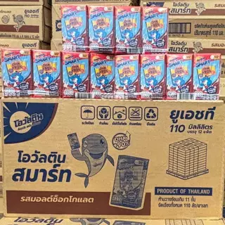 ( ยกลัง 48 กล่อง ) โอวัลติน สมาร์ท รสมอลต์ช็อกโกแลต ยูเอชที 110 มล.