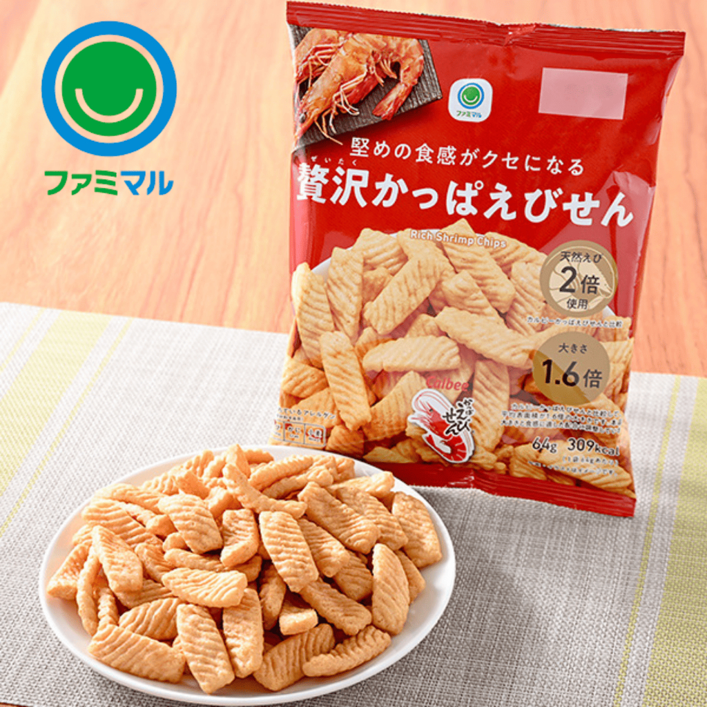 FamilyMart Deluxe Kappa Ebisen – Crunchy Shrimp Crackers 64g [from Japan / Free Shipping]