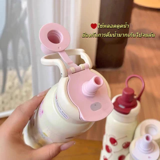 UCOCOLLA แก้วเก็บอุณหภูมิ 620ml/20oz สไตล์สาว ลายการ์ตูนน่ารัก กันรั่ว พกง่าย สำหรับสาวนักเรียน พนักงานออฟฟิศสาว