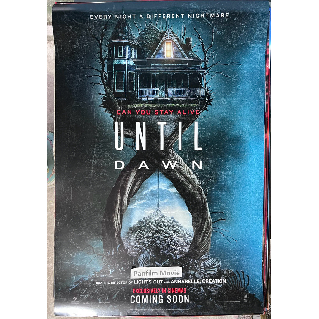 Until Dawn (ต้องรอดก่อนย่ำรุ่ง) โปสเตอร์ภาพยนตร์