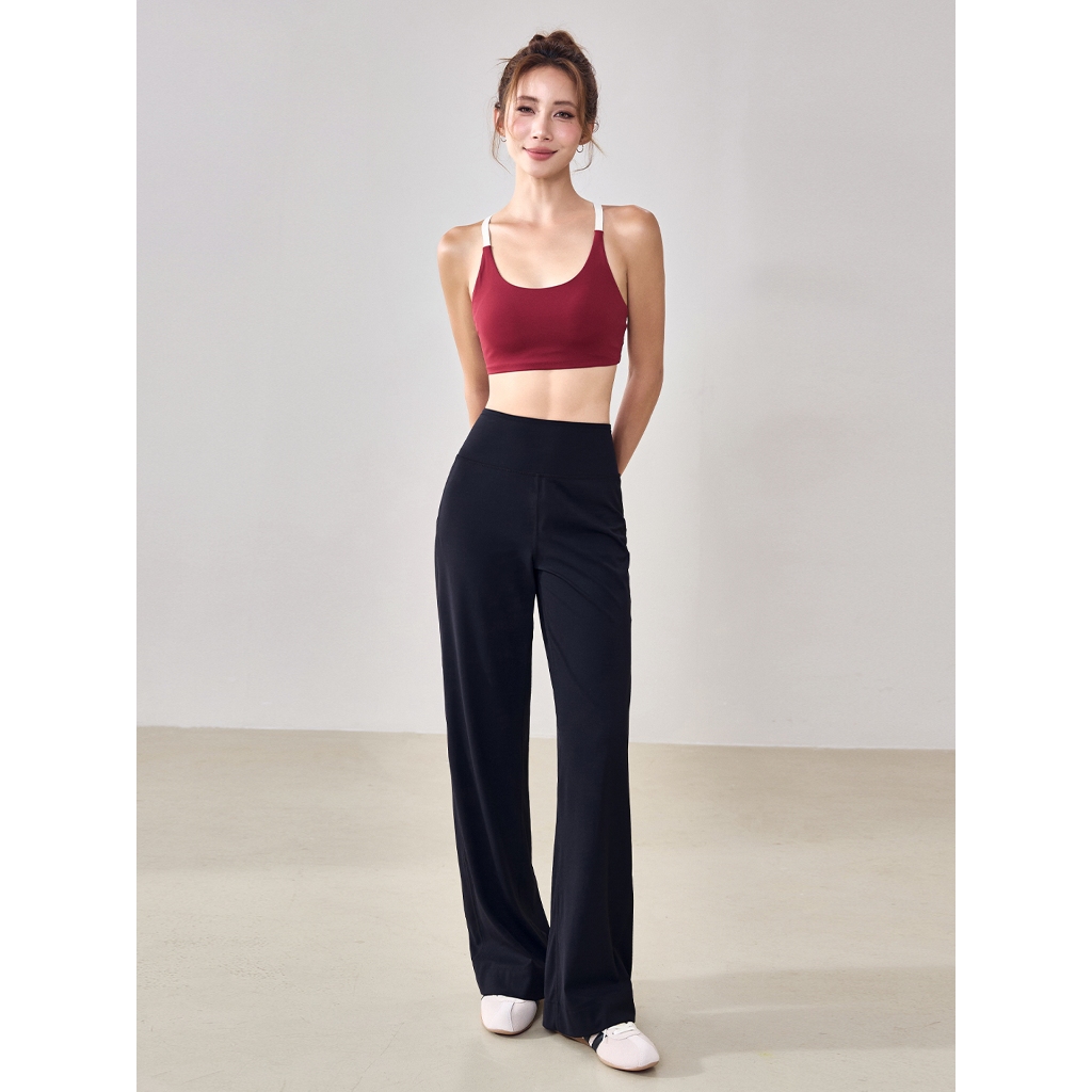 FitYoga สายรัดไหล่บาง ๆ ยอดนิยมที่ตัดกันความงามของกีฬากลับสำหรับผู้หญิงฤดูร้อนข้ามเสื้อกั๊กโยคะสั้นฟิตเนส - รูปที่ 5