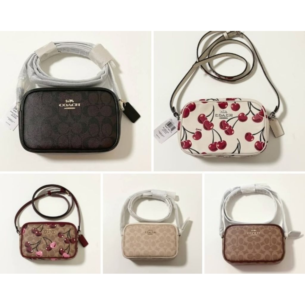 ไซส์8นิ้ว สะพายข้าง MINI JAMIE CAMERA BAG IN SIGNATURE  C0927 CQ874 CAB03 CAB04 CY780 CY752
