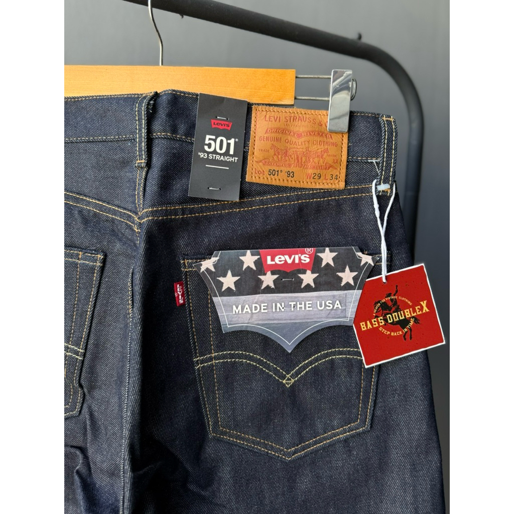LEVI'S 501'93 ริมแดง ผ้าดิบ PREMIUM MADE IN USA