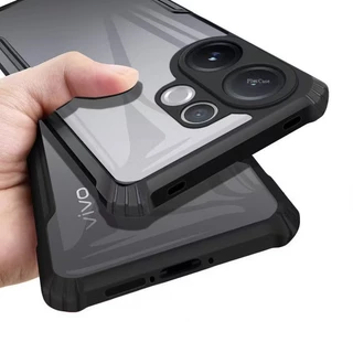 เคสขอบดำ HHL สำหรับ VIVO V70 V70lite V60 V60Lite 5G X200FE เคสกันกระแทก ขอบดำหลังใส