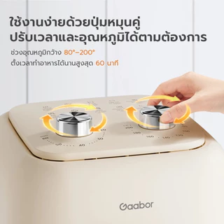 Gaabor หม้อทอดไร้น้ำมัน รุ่น AF-80M01A ขนาด 8 L หม้อทอด