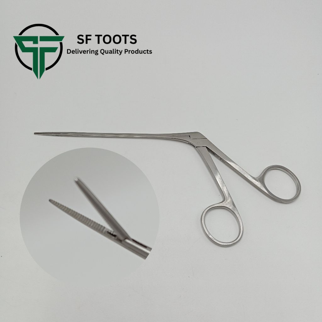 ear forceps, alligator or crocodile forceps length 8.5cm and 11cm.