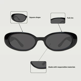 Sunnies Studios Devon (แว่นกันแดดแฟชั่นทรงกลม สำหรับยูนิเซ็กส์)