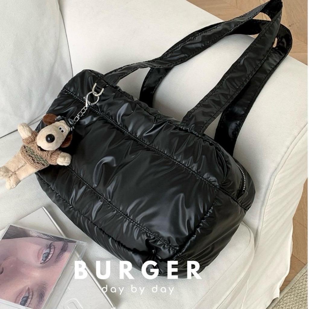 DAY BY DAY - BURGER BAG พร้อมส่งครบสี🔥 สวย แพง แกรม :) เบาสบาย ใส่ IPAD ได้ จุได้เยอะมากก