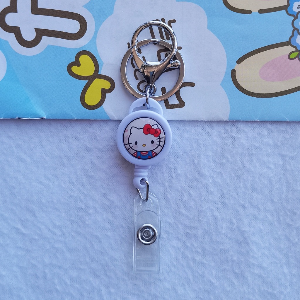 พวงกุญแจลายการ์ตูนแบบมีสายดึงโยโย่ สามารถยืดหดได้ ความยาวสูงสุด 30cm ขณะที่ยืด มีหลายตัวเลือก น่ารักน่าใช้ สีสันสดใส - รูปที่ 4