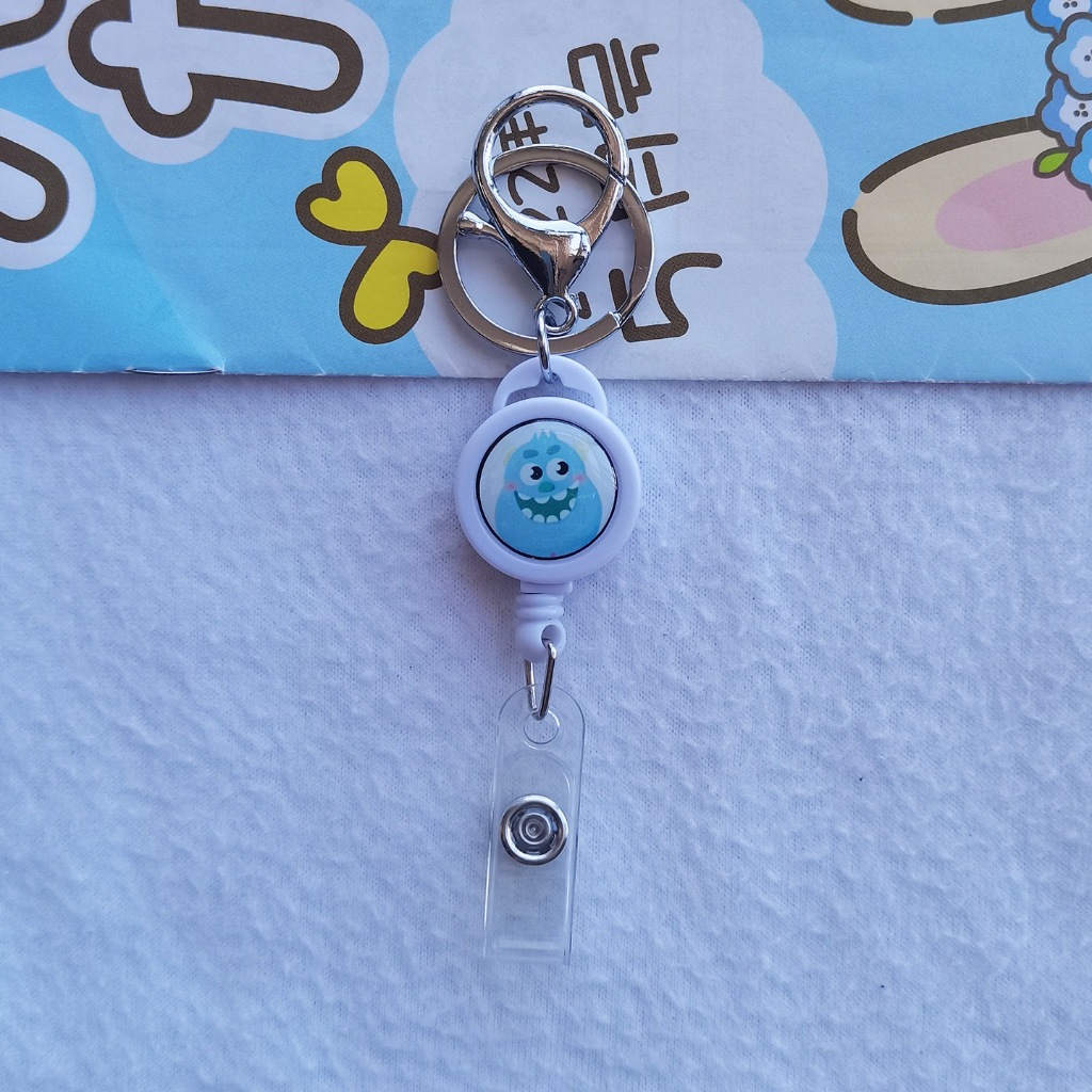 พวงกุญแจลายการ์ตูนแบบมีสายดึงโยโย่ สามารถยืดหดได้ ความยาวสูงสุด 30cm ขณะที่ยืด มีหลายตัวเลือก น่ารักน่าใช้ สีสันสดใส - รูปที่ 6
