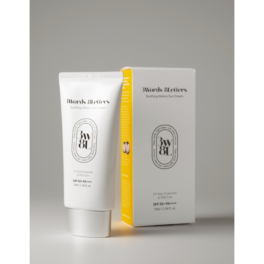 Soothing Watery Sun Cream [3Words 8Letters]