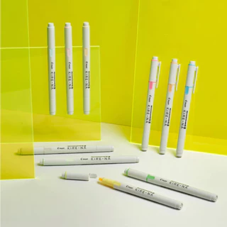 Pilot Kire-Na Dual Ended Highlighter I ปากกาเน้นข้อความหมึกแห้งไวปลาย 2 ด้าน