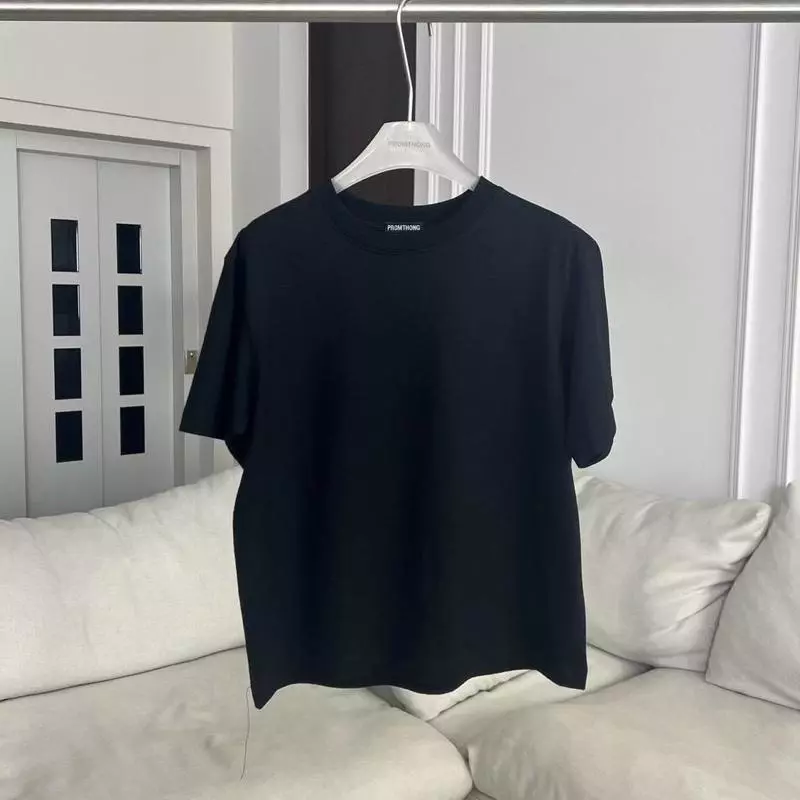 PTBZ001 Boxy crop tee เสื้อยืดคอกลมทรงบ๊อกซี่ PROMTHONG (งานไซส์) thumbnail 8