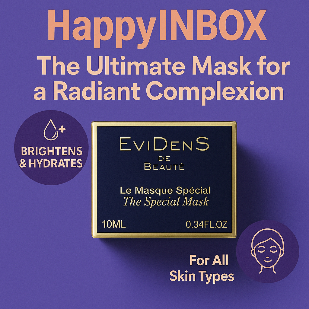 EviDenS The Special Mask มาสก์บำรุงผิว กระจ่างใส ชุ่มชื้น เหมาะทุกสภาพผิว 10ml