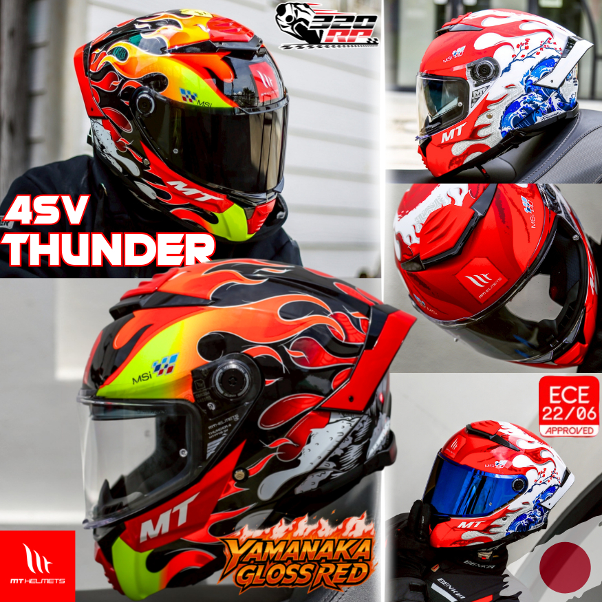 หมวกกันน็อค MT THUNDER 4 SV 4 ลายใหม่2025 ส่งไว!!! 320spราชพฤกษ์