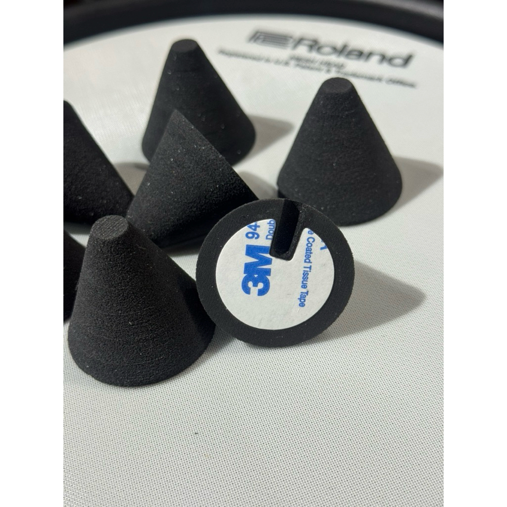 กรวย ฟองน้ำ แป้นกลองไฟฟ้า Roland ใช้กับรุ่น PD85 PDX100 PD105 PD125 PD128 มือ1 ราคา ถูกที่สุด ดีลบีเคเค แกลเลอรีภาพที่ 3