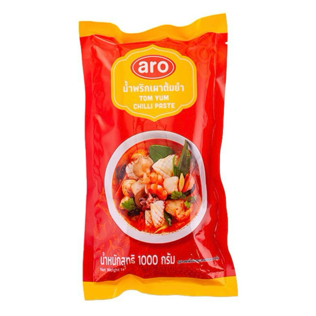 🚗delivery น้ำพริกเผาต้มยำ เอโร่ 1 กก.
