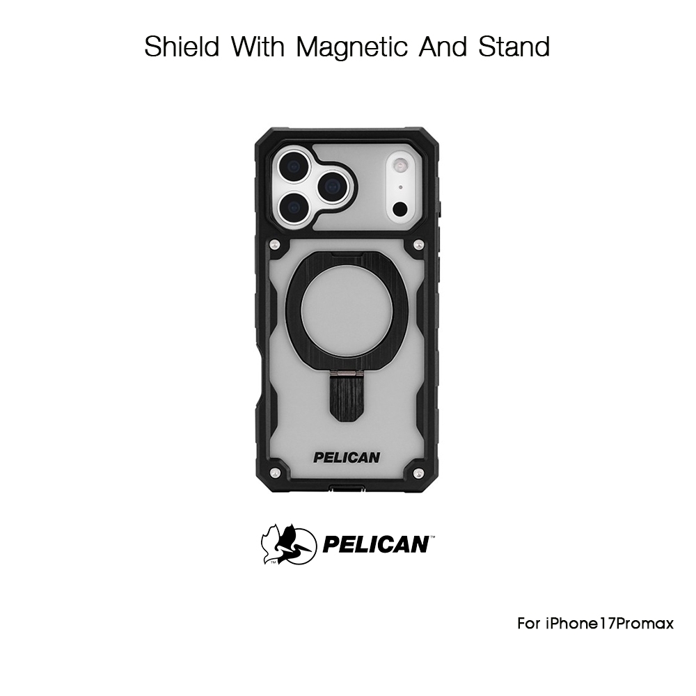 PELICAN Shield With Magnetic And Stand เคสกันกระแทกพร้อมขาตั้งระดับ7.3Mเกรดพรีเมี่ยมจากอเมริกา เคสสำ