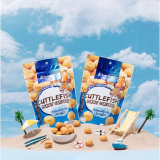 BUY 2 GET 1 ถั่วเขาช่อง ถั่วลิสงเคลือบรสปลาหมึก 75 กรัม (3 ซอง)