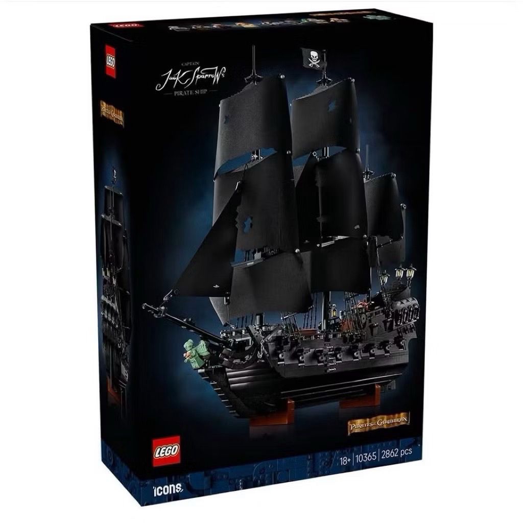 LEGO Icons 10365 Captain Jack Sparrow's Pirate Ship สินค้ากล่องสวย การันตี ของแท้ 100%  ค่ะ
