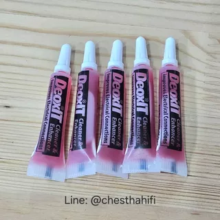 Caig DeoxIT D-100 น้ำยาล้างคราบ Oxide สีแดง หลอด 2 Ml.
