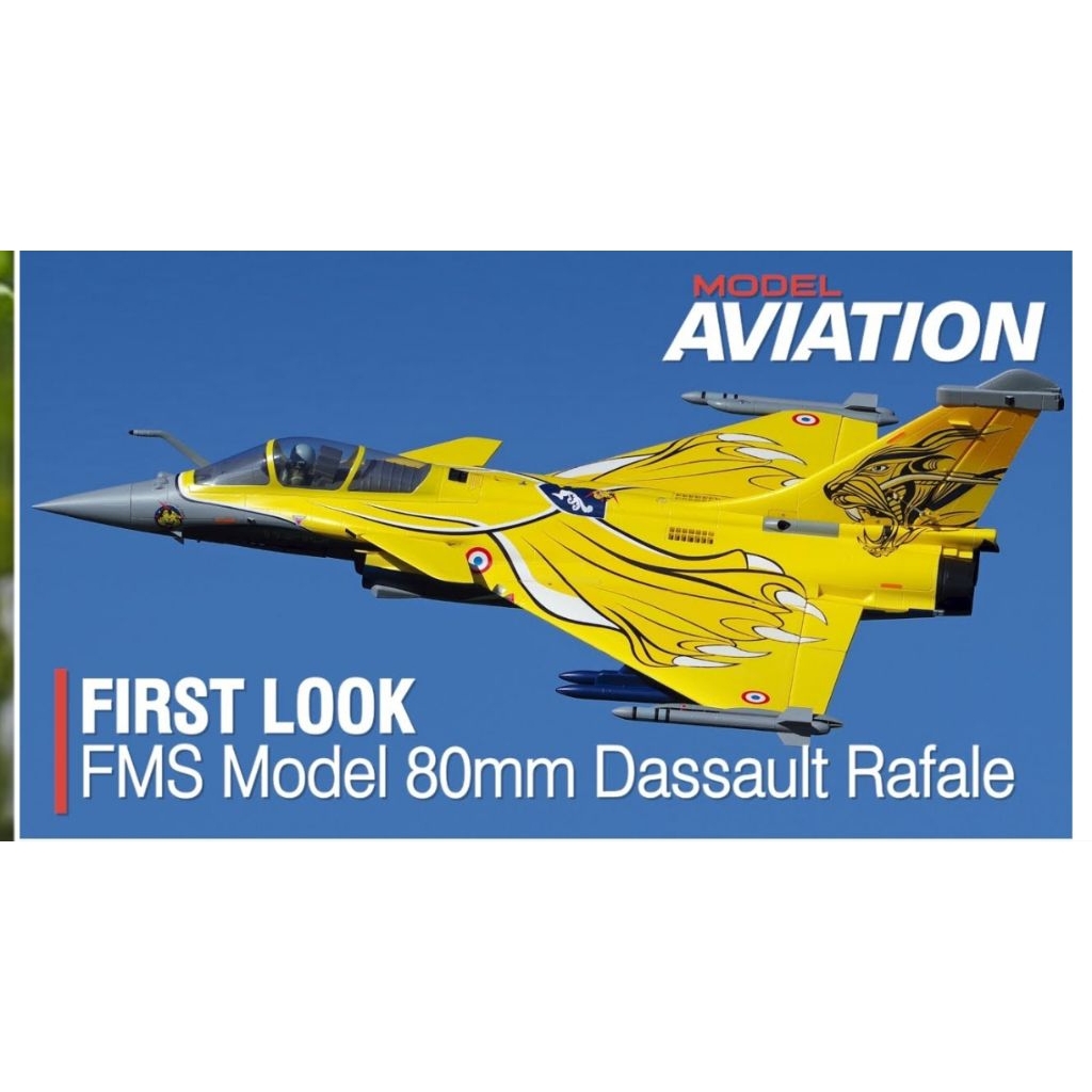 FMS 80mm Dassault Rafale EDF Jet