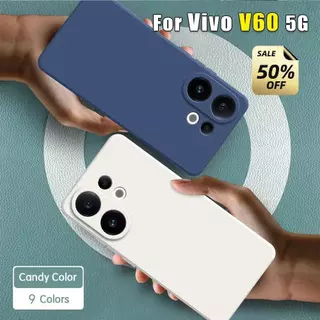 เคสกำมะหยี่ สีพื้น สำหรับ VIVO V70 V70FE V60 V60Lite V50 V50Lite V40 V40pro V30 pro เคสกันกระแทก TPU