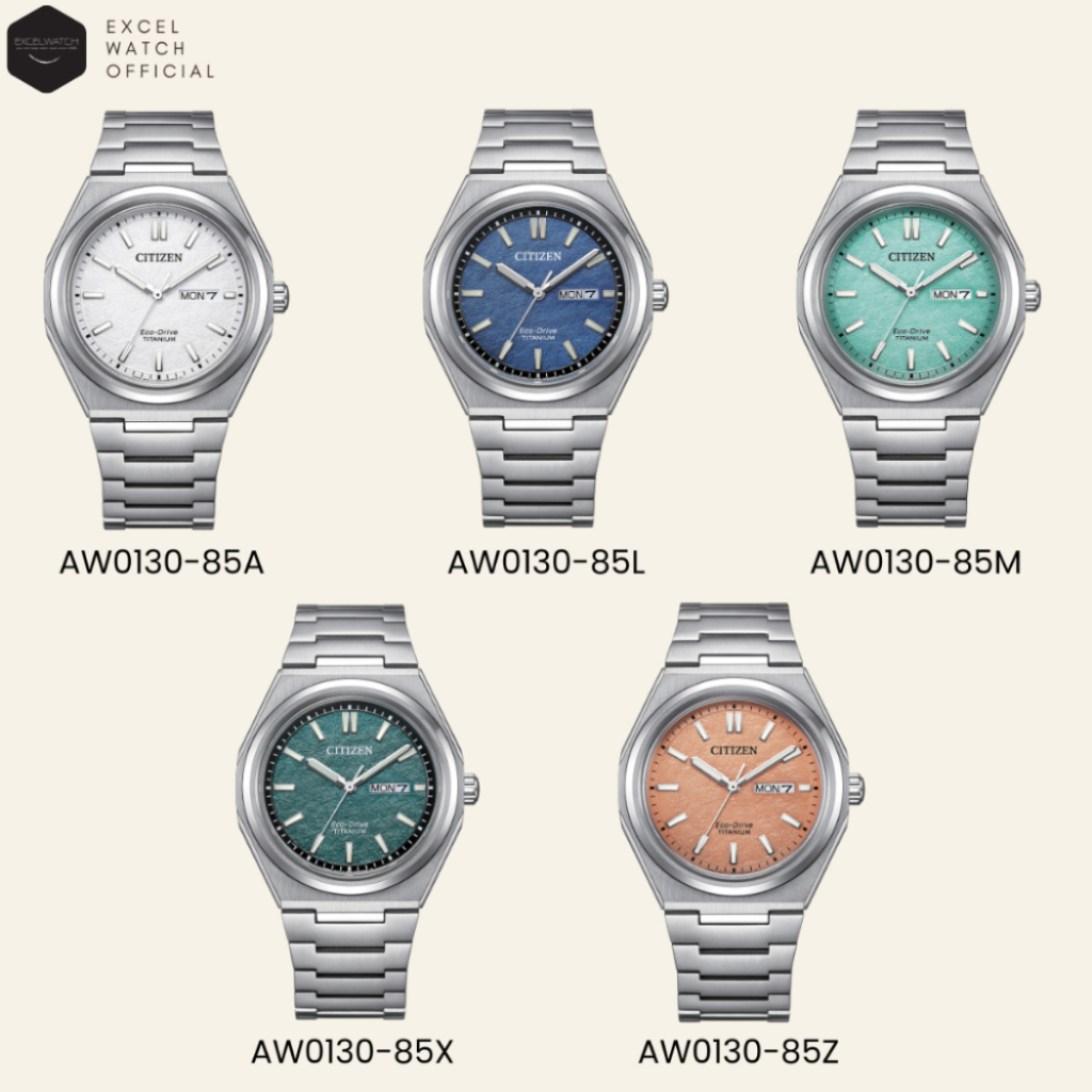 [ Excel Watch ] นาฬิกา CITIZEN Eco-Drive ZENSHIN รุ่น AW0130-85A AW0130-85L AW0130-85M AW0130-85X AW