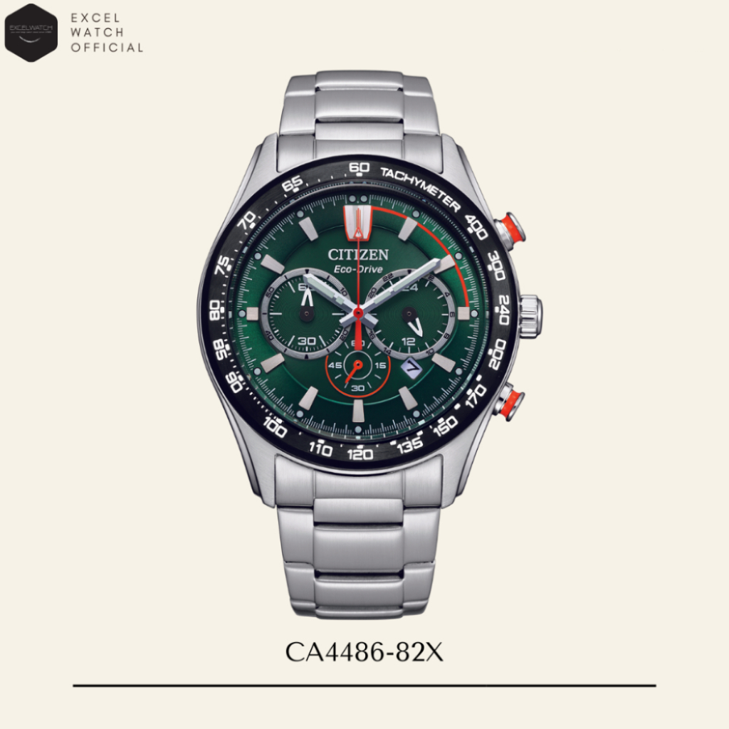 [ Excel Watch ] นาฬิกาซิติเซน CITIZEN Chronograph รุ่น CA4486-82X Eco-Drive  (ระบบโซลาร์)