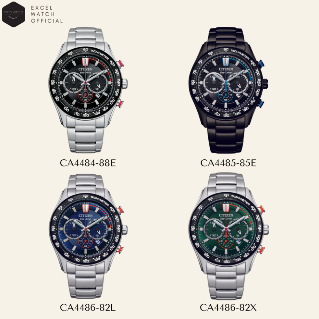 [ Excel Watch ] นาฬิกาซิติเซน CITIZEN รุ่น CA4484-88E, CA4485-85E, CA4486-82L, CA4486-82X Eco-Drive 