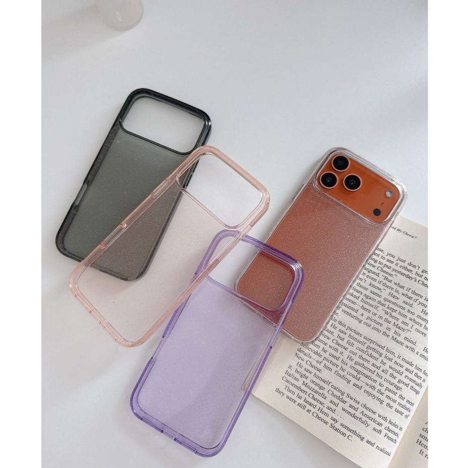 [i17/i16/i15/i14] ส่งด่วน 🛵 C232 กากเพชรNEW เคสไอโฟน เคสใส กันกระแทก สำหรับ Iphone 14-17Promax
