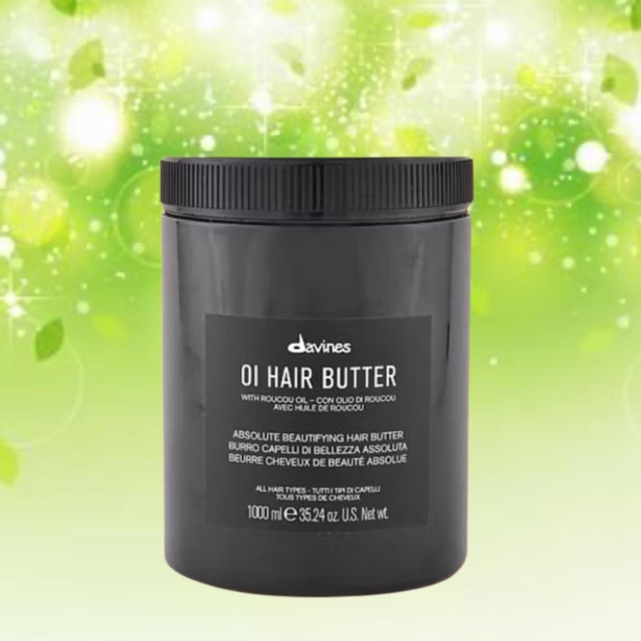 DAVINES OI HAIR BUTTER 1000 ML.มอบการบำรุงเส้นผมให้อย่างล้ำลึก ป้องกันเส้นผมชี้ฟู เพิ่มความเงา