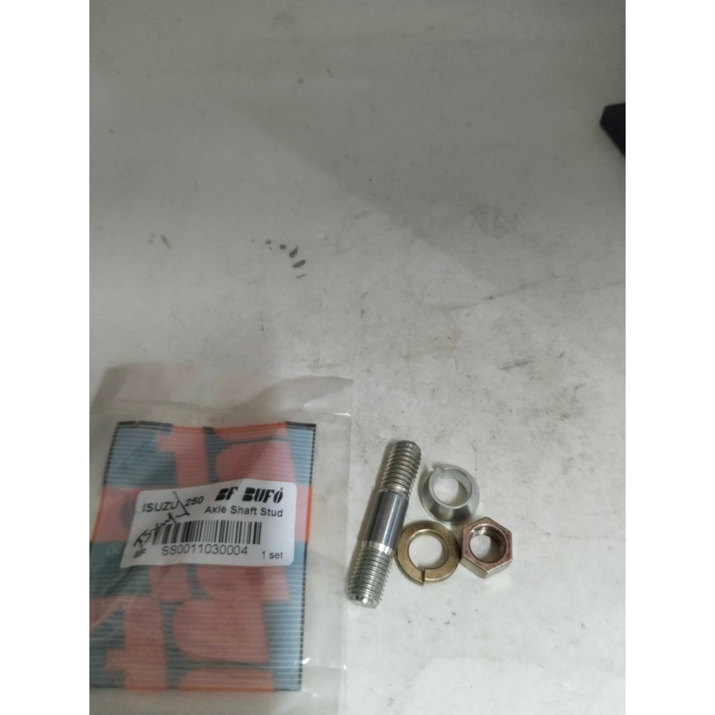 สกรูหัวเพลา สกรูเพลาข้าง อีซูซุ 6 ล้อ เพลาลอย ISUZU S250 ELF  M10×1.25 ×49 MM 4 ชิ้น 1 ชุด ราคา 39 บ