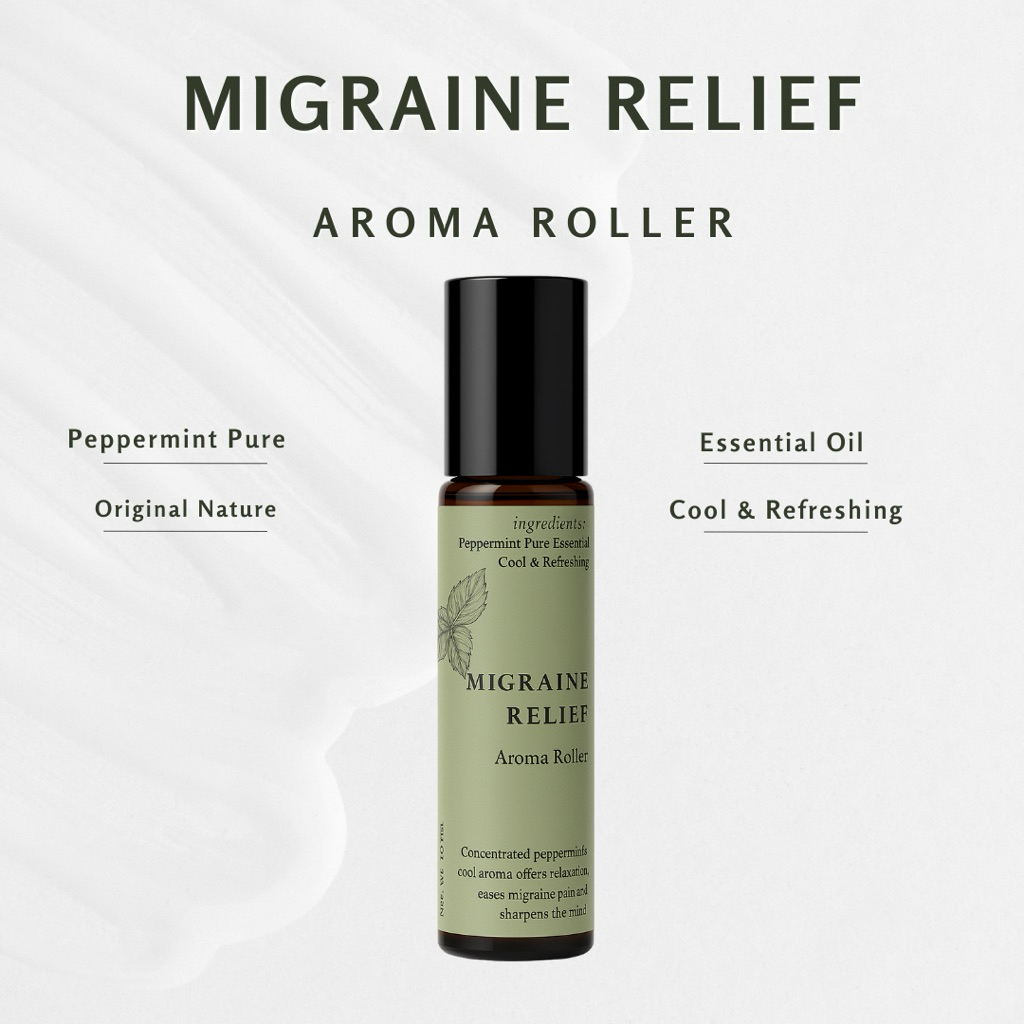 Migraine Relief Aroma Roller | ลูกกลิ้งอโรม่าเพื่อบรรเทาอาการไมเกรน