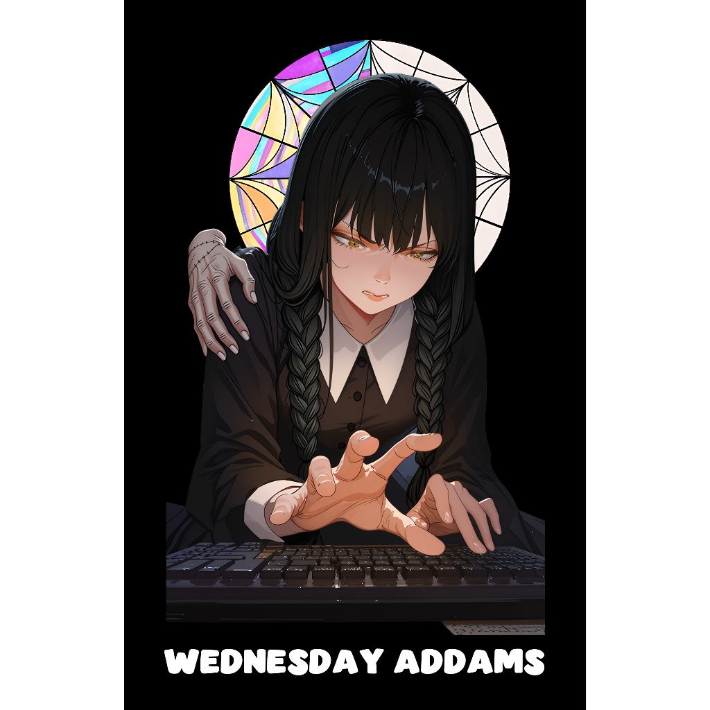 Wednesday Addams Classic Gothic T-Shirt