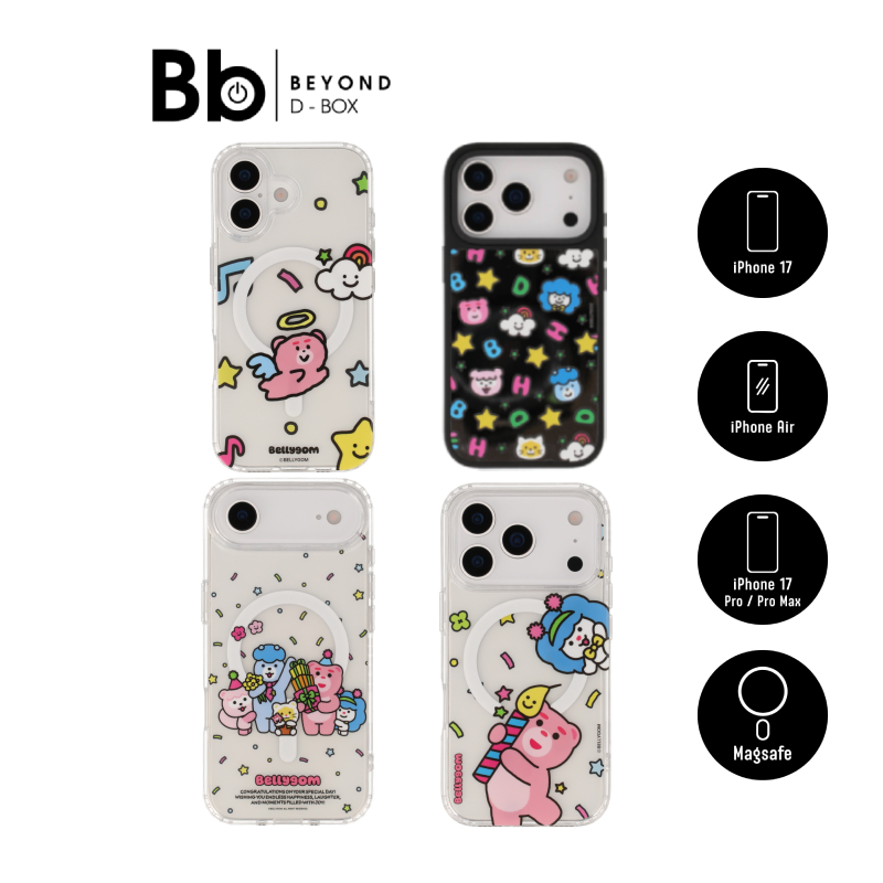Blue Box x Bellygom เคสใส เคสแม่เหล็ก iPhone 17/Air/Pro/Pro Max by BB Beyond D-Box