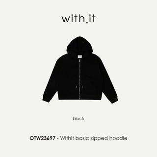Withit basic zipped hoodie เสื้อฮู้ดดี้ - OTW23697