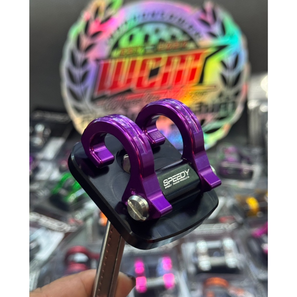 ตะขอเกี่ยวของ ทูโทน Giorno Speedy แบบพับล็อคได้ แข็งแรง ทนทาน รับน้ำหนักได้