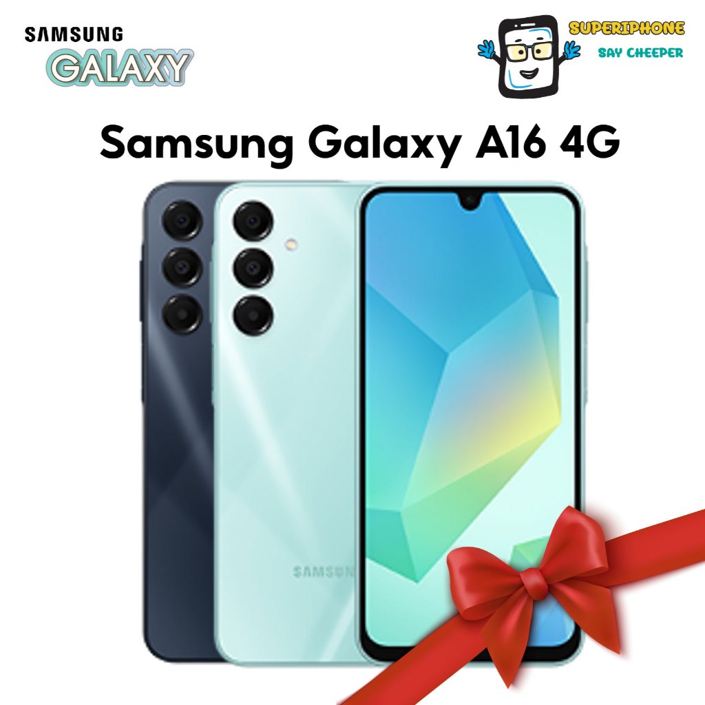 Samsung A16 รุ่น 4G LTE (4/128GB) ประกันไทย 1 ปี(By Lazada Superiphone1234)