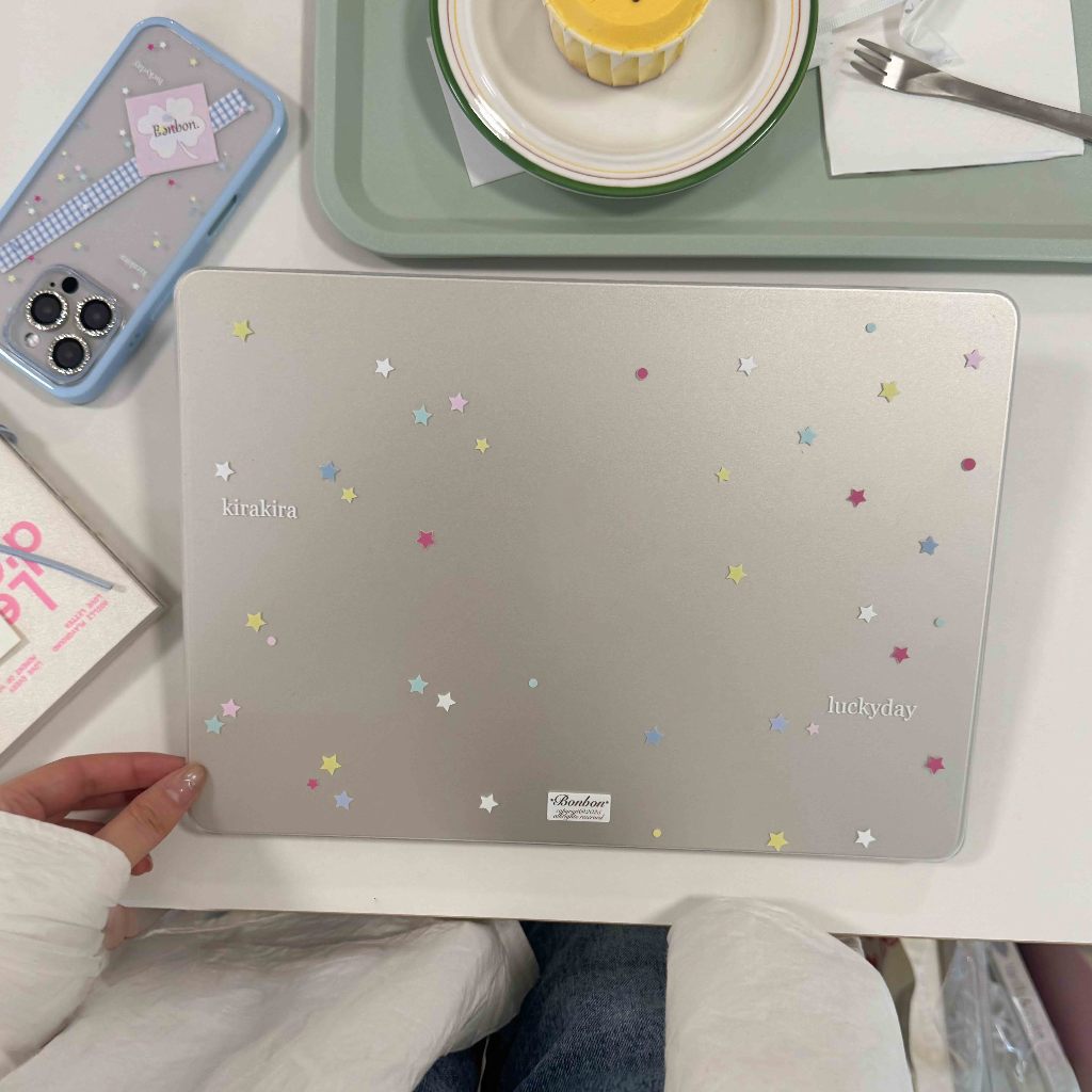 Shesell พร้อมส่ง✨เคส macbook(ผิวด้าน)เกาะสตาร์ M5 2026 Neo13 Air13/15 เคสสำหรับแมคบุ๊คใส Pro13/14/16